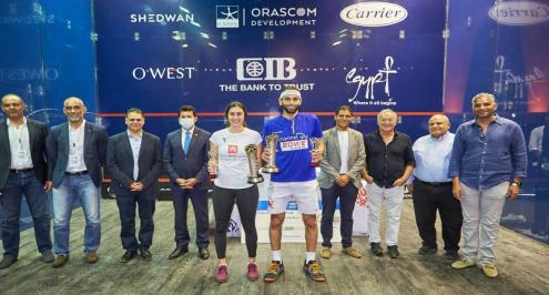 وزير الرياضة: مصر دائما فخورة بتنظيم بطولات مثل الجونة للاسكواش